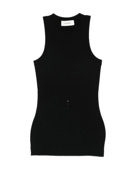 Lisa Yang Black Ribbed Vest
