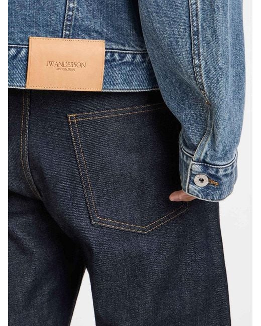 J.W. Anderson Blue Jw Anderson Straight Leg Jeans for men