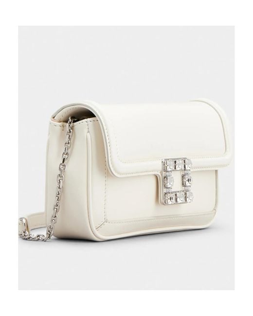 Roger Vivier Natural Jeu De Fille Clutch Bag