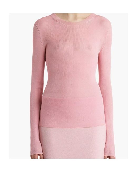 Khaite Pink Mosi Top