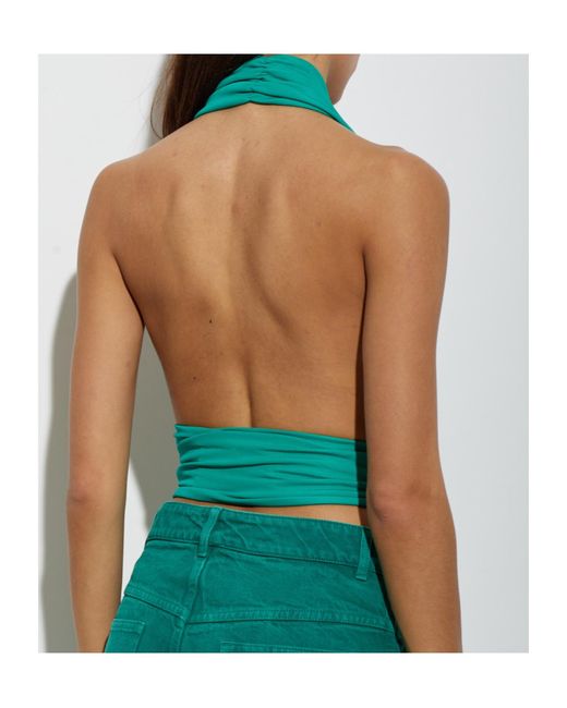 Christopher Esber Green Halter Top