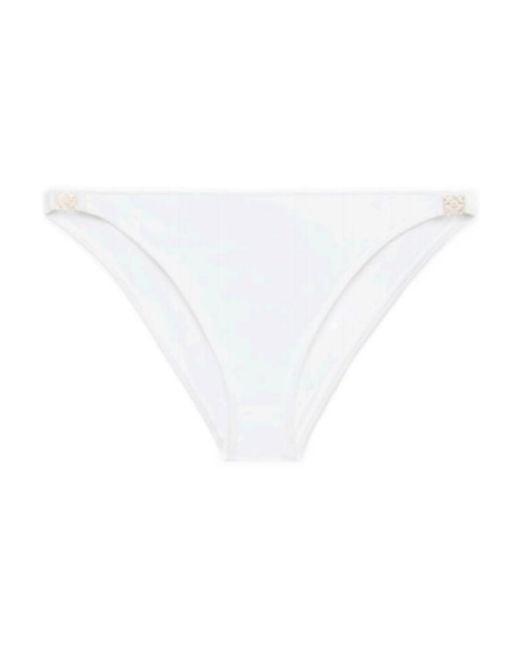 Loewe White Anagram Bikini Bottom
