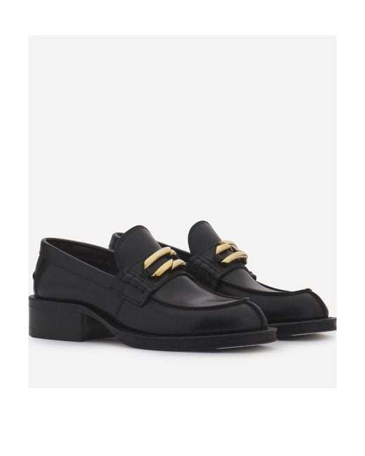 Lanvin Black Medley Slip-On Loafers