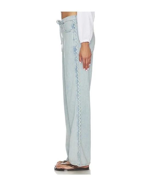 Rag & Bone Blue Phoebe Drawstring Jeans