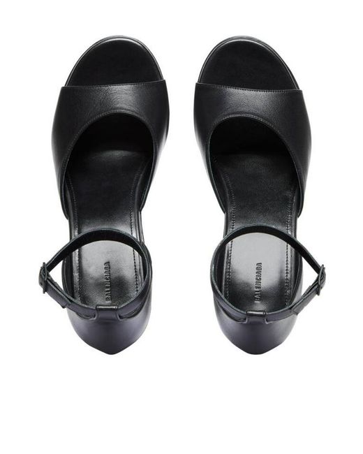 Balenciaga Black Camden Sandals