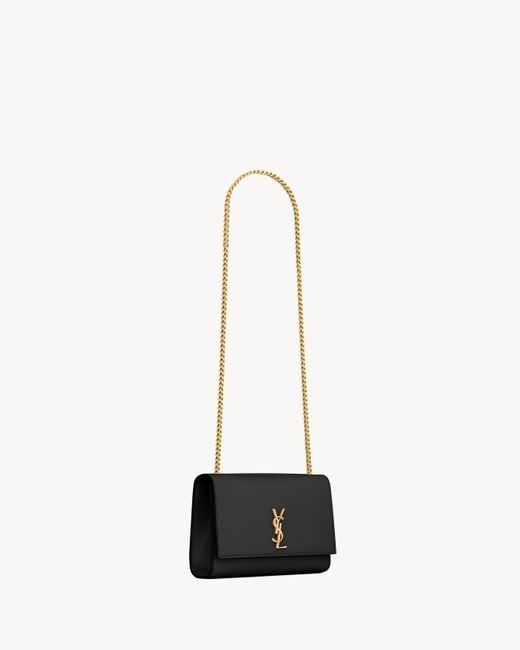 Saint Laurent White New Kate Small Shoulder Bag