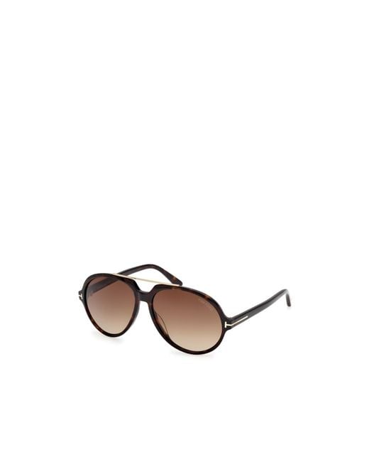 Tom Ford Multicolor Eyewear Aalto Pilot Frame Sunglasses for men