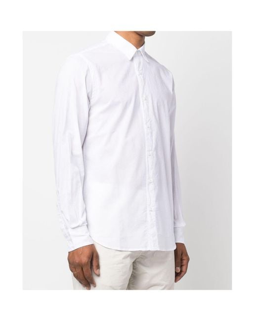 Aspesi White Chambray Shirt for men