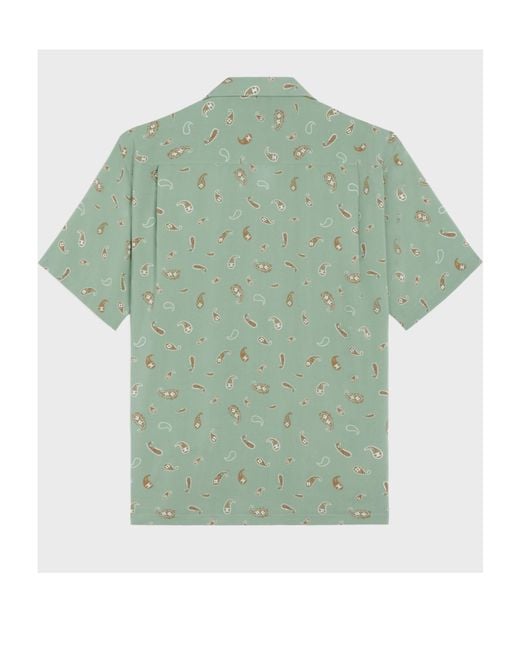Céline Green Bowling Shirt for men
