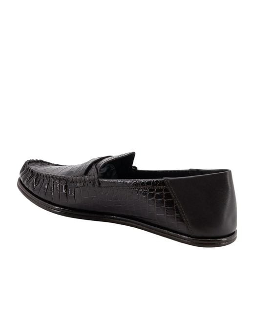 Tom Ford Black Round-Toe Loafers for men