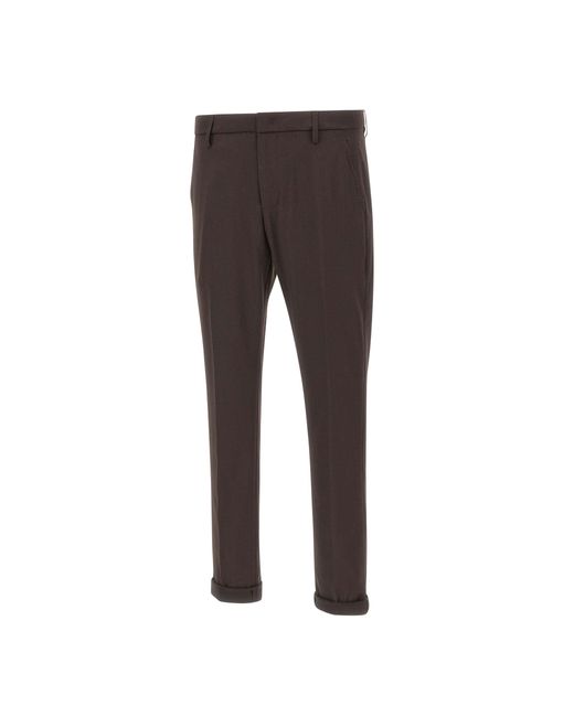 Dondup Gray Gaubert Slim Fit Pants for men