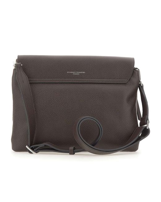 Gianni Chiarini Brown Three Flap Shoulder Bag