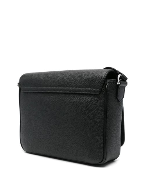 Tom Ford Black Logo Patch Shoulder Bag for men
