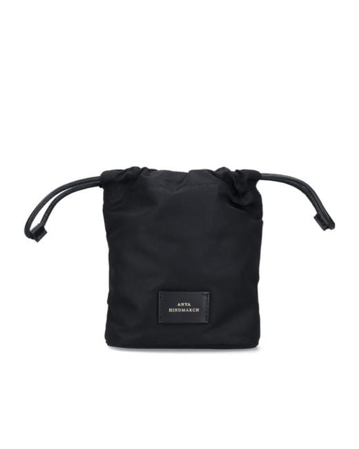 Anya Hindmarch Black Quilted Shoulder Bag
