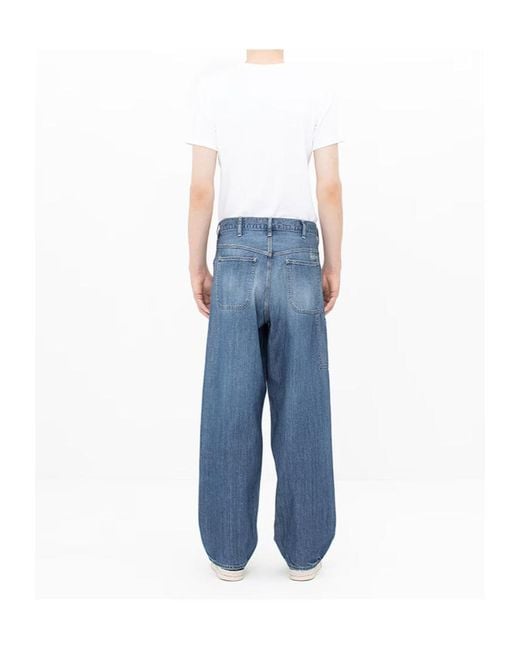 Visvim Blue Waistband Jeans for men
