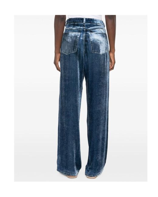 Pierre Louis Mascia Blue Kandox Trousers