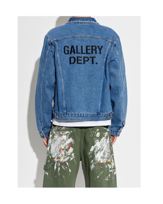 GALLERY DEPT. Blue Long-Sleeved Denim Jacket for men