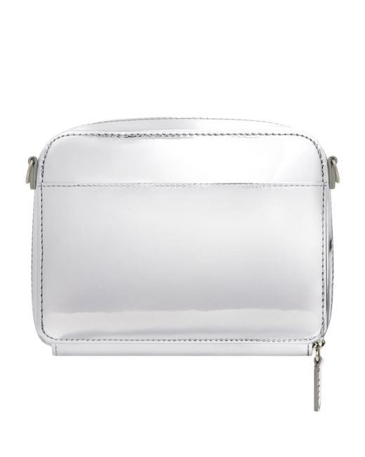 Courreges White Courrèges Cloud Chained Logo Plaque Shoulder Bag