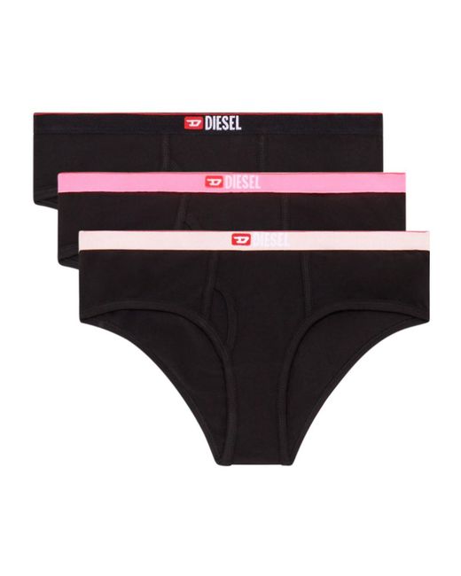 DIESEL Black Three-Piece Briefs Pants