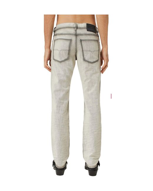 DIESEL Gray Regular-Fit Jeans for men