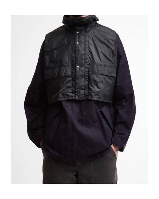 Barbour Blue X Kaptain Sunshine Smock Jacket for men