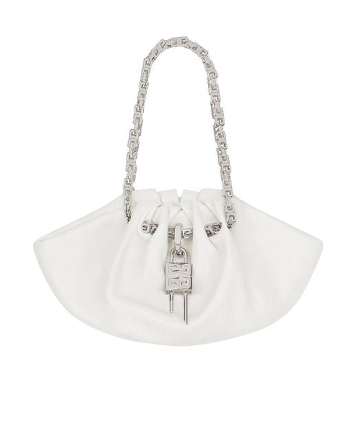 Givenchy White Mini Kenny Neo Bag