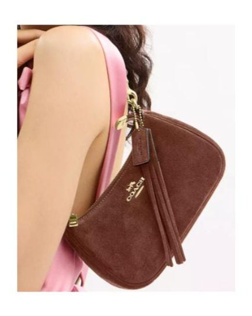 COACH Brown Teri Mini Crossbody Bag