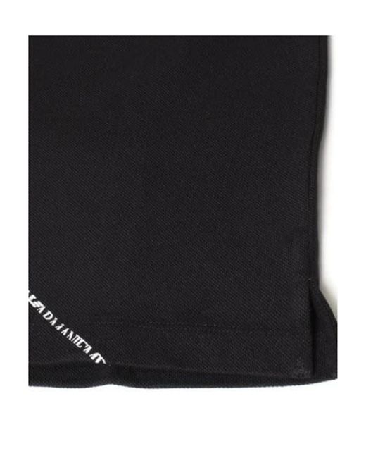 Emporio Armani Black Logo Details Polo Shirt for men