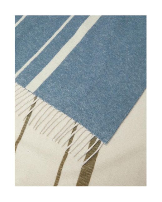 Loro Piana Blue Suitcase Stripe Plaid for men