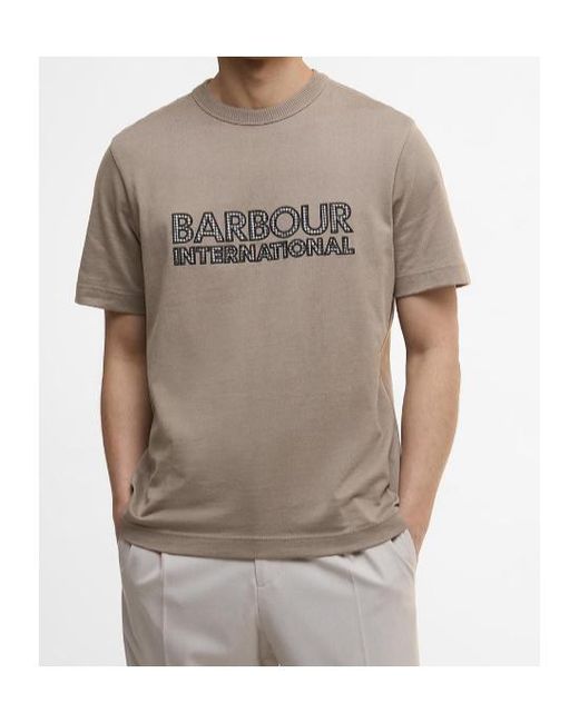 Barbour Gray Bertie T-Shirt for men