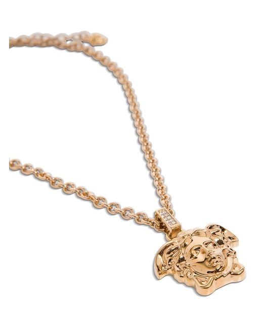 Versace Metallic La Medusa Pendant Necklace for men