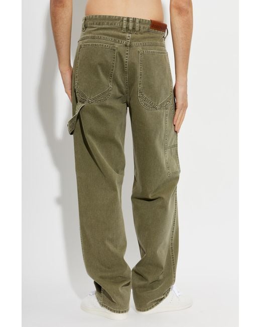 DARKPARK Green John Relaxed Cargo Jeans for men
