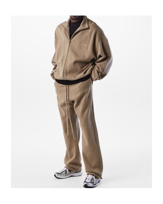 Fear Of God Natural Zippered Long-Sleeved Casual Jacket for men