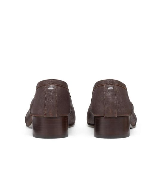 Maison Margiela Brown Tabi Toe Heeled Shoes