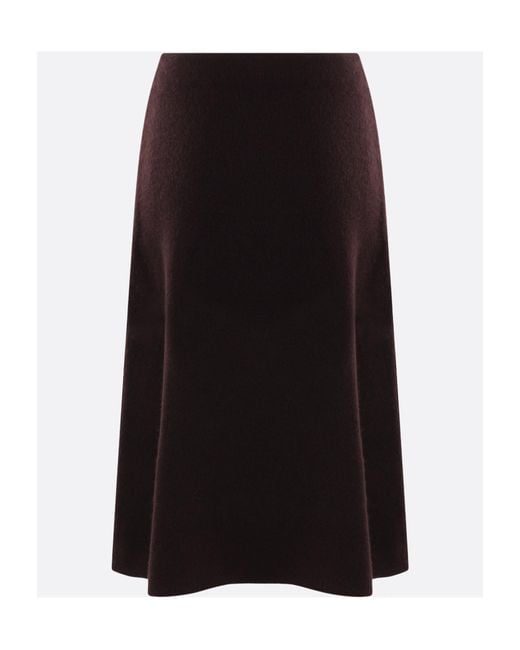 The Row Black Ivaanka A-Line Skirt