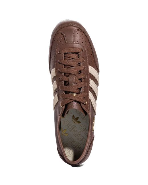Adidas Originals Brown Lace-Up Sneakers