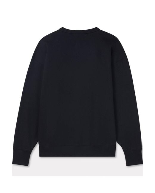 KENZO Blue Lucky Tiger Embroidered Crewneck Sweatshirt