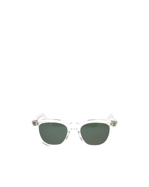 Chrome Hearts Green Full Frame Sunglasses for men