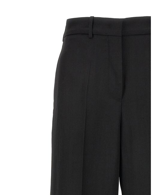 Jil Sander Black Straight-Leg Tailored Pants