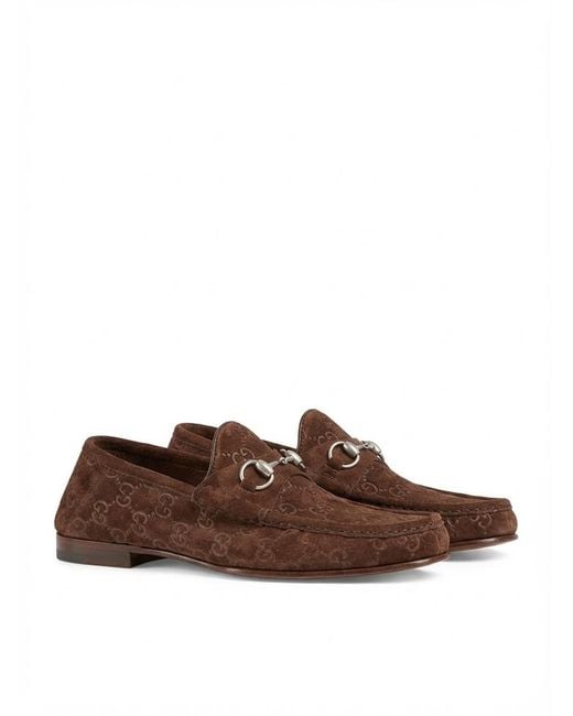 Gucci Brown Horsebit 1953 Loafers for men