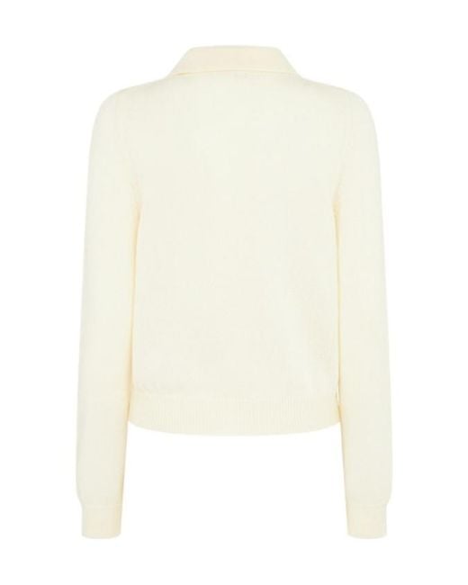 Marni White Knit Buttoned Cardigan