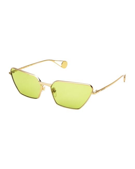 Gucci Yellow Logo Sunglasses
