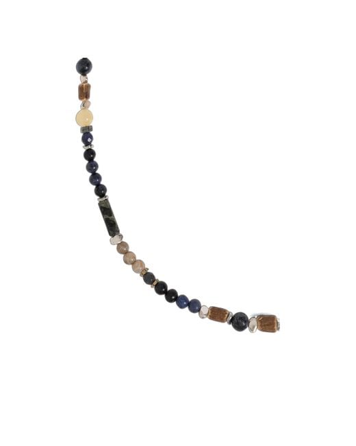 Isabel Marant Metallic Stones Detailed Short Necklace for men