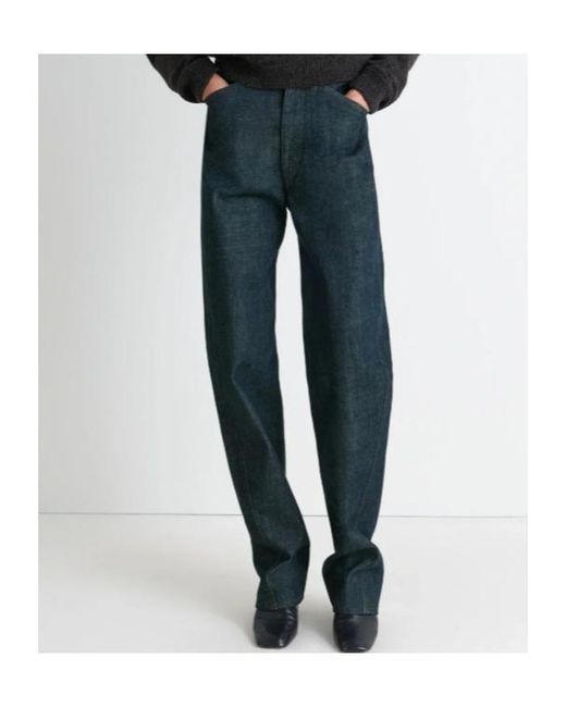 Lemaire Blue Twisted Five-Pocket Jeans