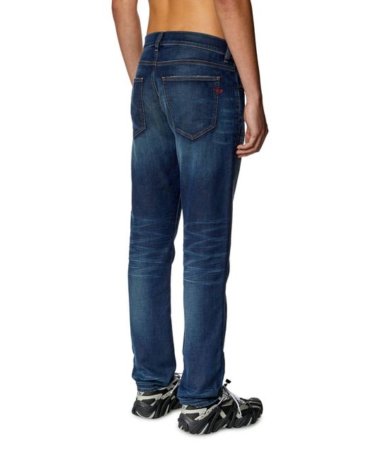 DIESEL Blue D-Strukt Skinny Fit Jeans for men