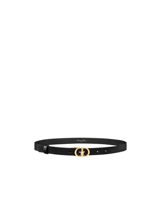 Dior White Logo Belt