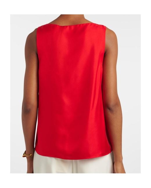 Rohe Red Silk Top