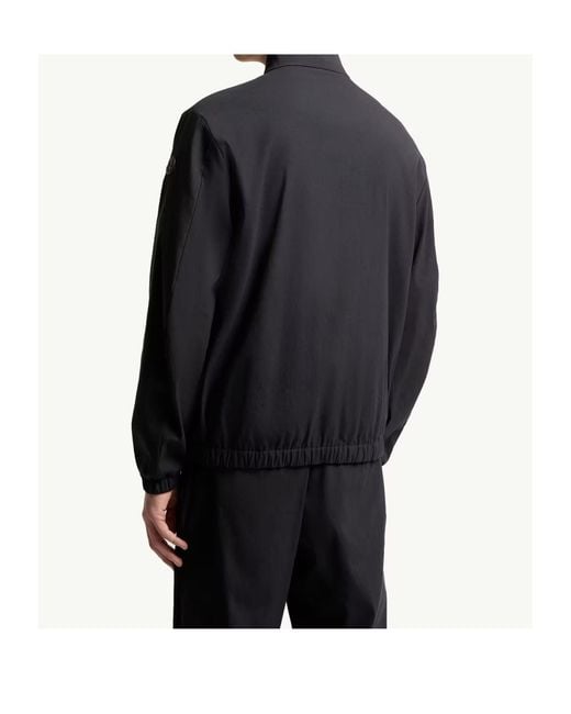 Moncler Blue Bonavent Stand-Collar Jacket for men