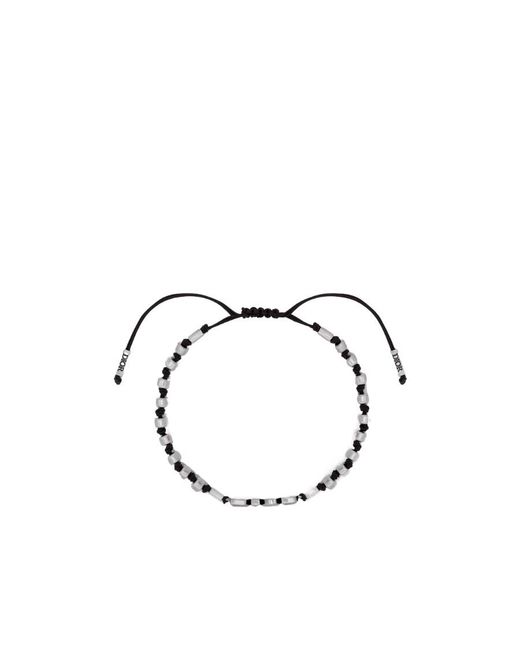 Dior Metallic Astero Cord Bracelet for men
