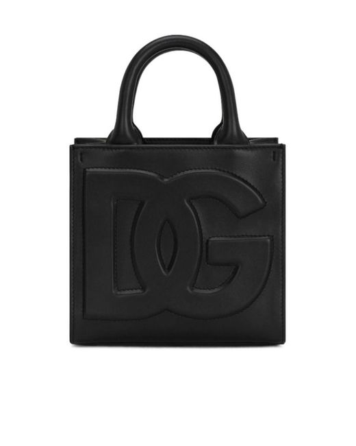 Dolce & Gabbana Black Dg Daily Open Top Tote Bag